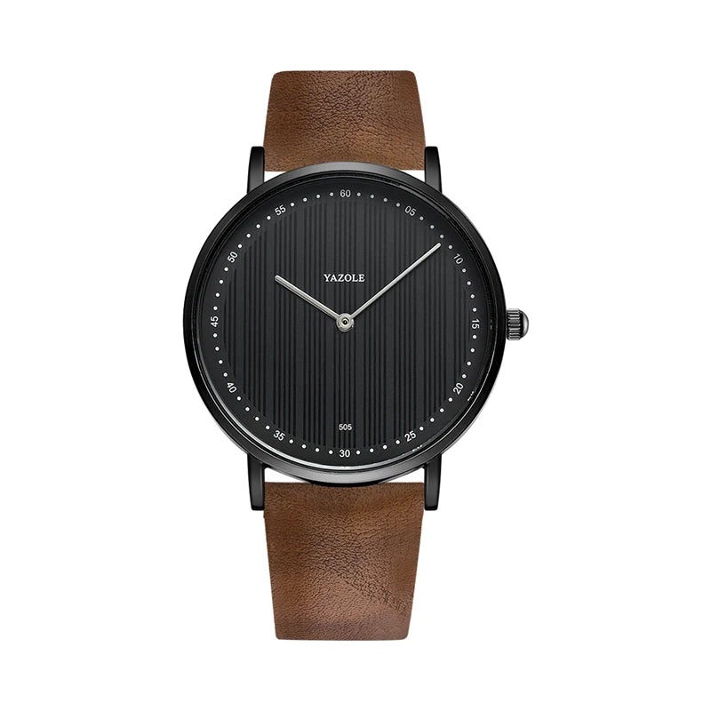 YAZOLE Luxury Leather Wrist Watch For Men