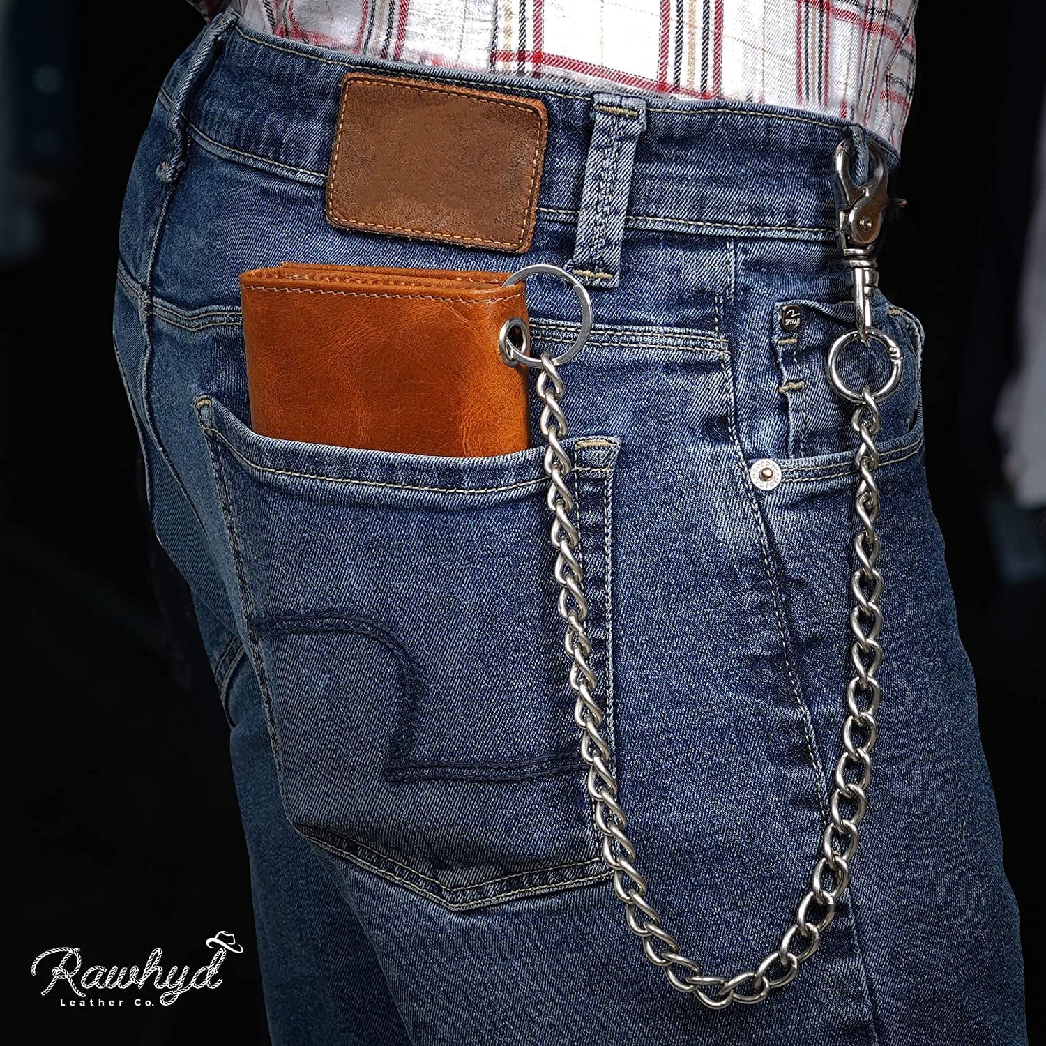 RAWHYD Leather Biker Wallet