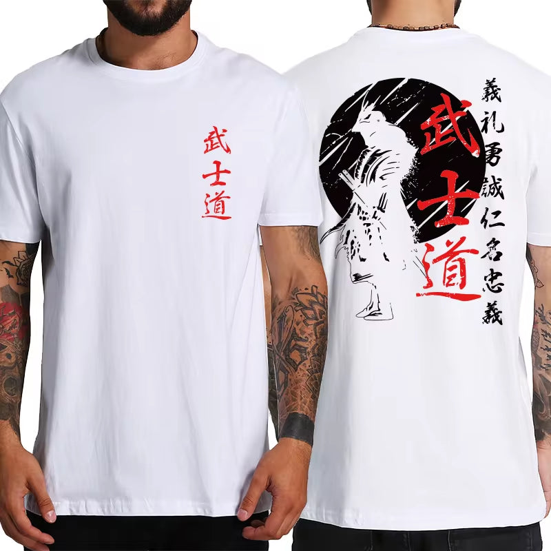 Japanese Samurai Spirit T Shirts for Men 