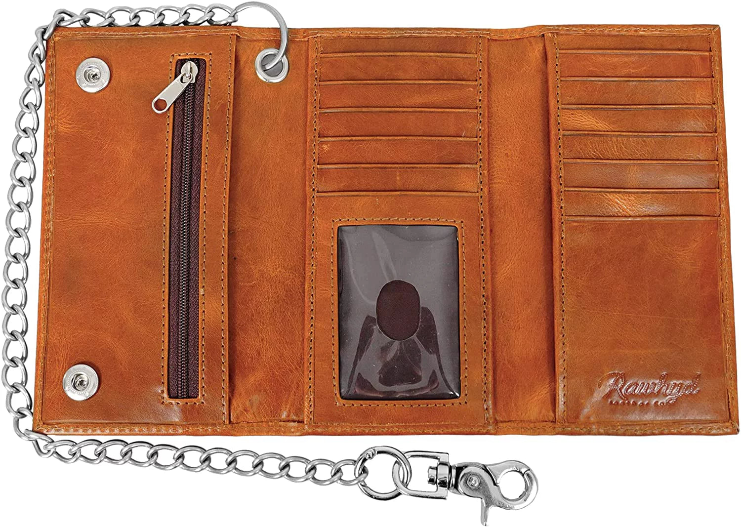 RAWHYD Leather Biker Wallet