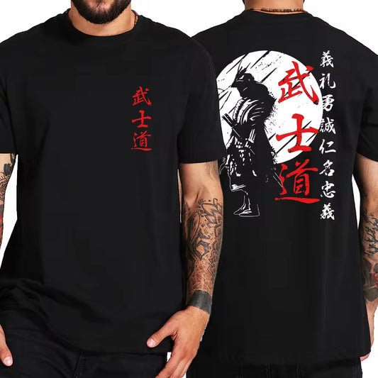 Japanese Samurai Spirit T Shirts for Men 