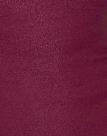 Kivara Bandeau Tailored Top in Burgundy