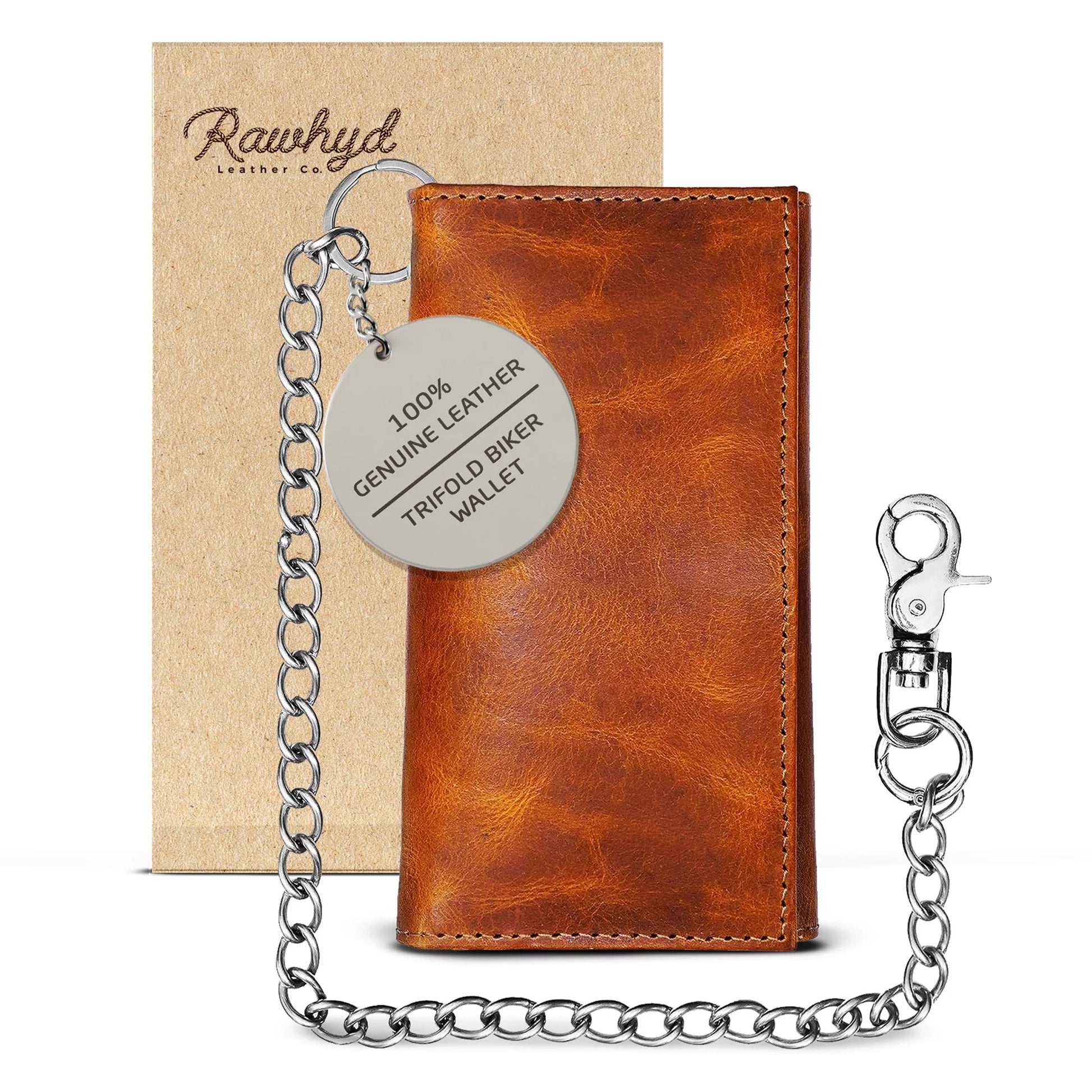 RAWHYD Leather Biker Wallet