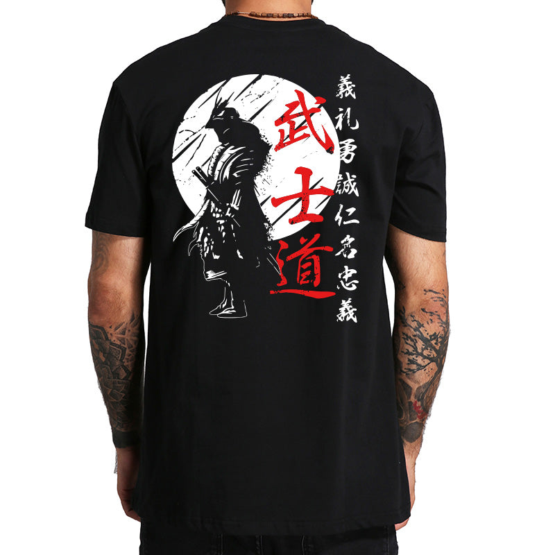 Japanese Samurai Spirit T Shirts for Men 